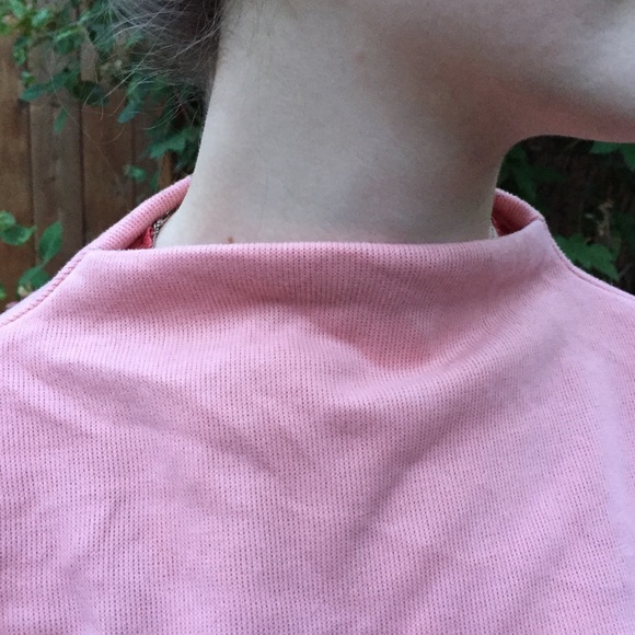 Salmon colored mid sleeve blouse/shirt - Picture 5 of 6